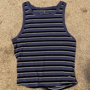 American Eagle Striped Tank Top